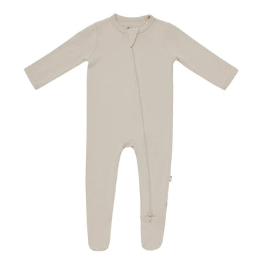 Kyte Baby Zippered Footie, khaki